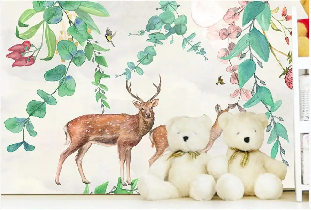 Настенная бумага 3 d, на заказ, любого размера, 3d настенная роспись на стене, европейские ручная роспись, листья, лось, фотообои в гостиной
Настенная бумага 3 d, на заказ, любого размера, 3d настенная роспись на стене, европейские ручная роспись, листья, лось, фотообои в гостиной