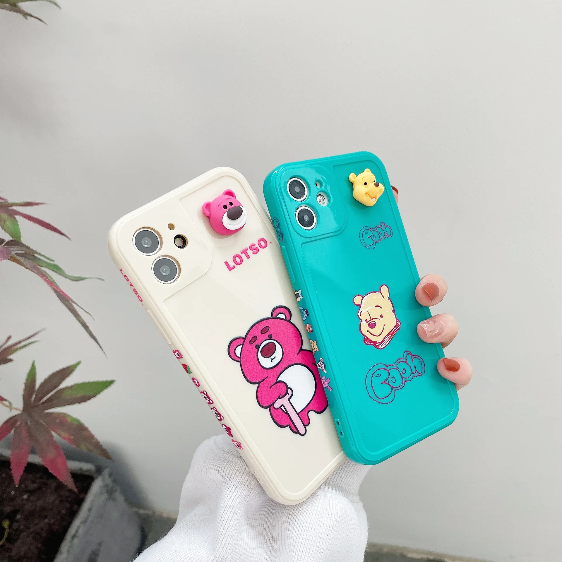 Disney Winnie the Pooh Lotso cartoon 3D Mobile phone case for iPhone 7/8 plus x/xs xr xsmax 11 pro max 12pro max 12mini cover
Disney Winnie the Pooh Lotso cartoon 3D Mobile phone case for iPhone 7/8 plus x/xs xr xsmax 11 pro max 12pro max 12mini cover