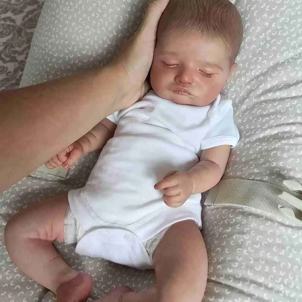 19 Inch 49cm White Romper Sweet Sleeping Rebirth Dolls Certificate Nipple With Reborn Dolls Baby Bottle Realistic Assembled
19 Inch 49cm White Romper Sweet Sleeping Rebirth Dolls Certificate Nipple With Reborn Dolls Baby Bottle Realistic Assembled