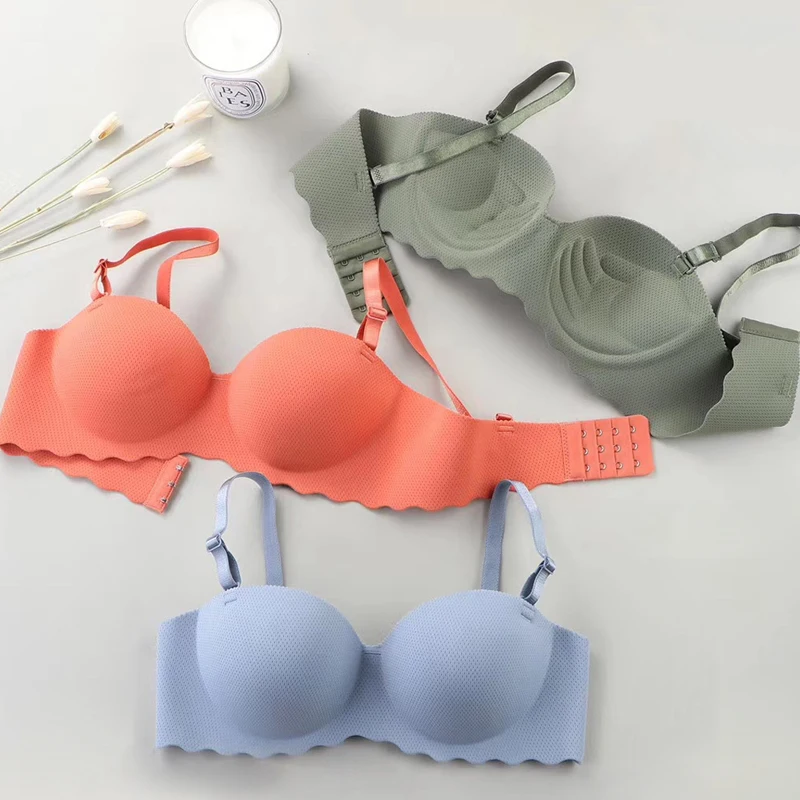 Women's Underwear Seamless Wireless Bra Young Girls Students Push Up Comfortable Bralette Top Female Sexy Half Cup Brassiere
Women's Underwear Seamless Wireless Bra Young Girls Students Push Up Comfortable Bralette Top Female Sexy Half Cup Brassiere