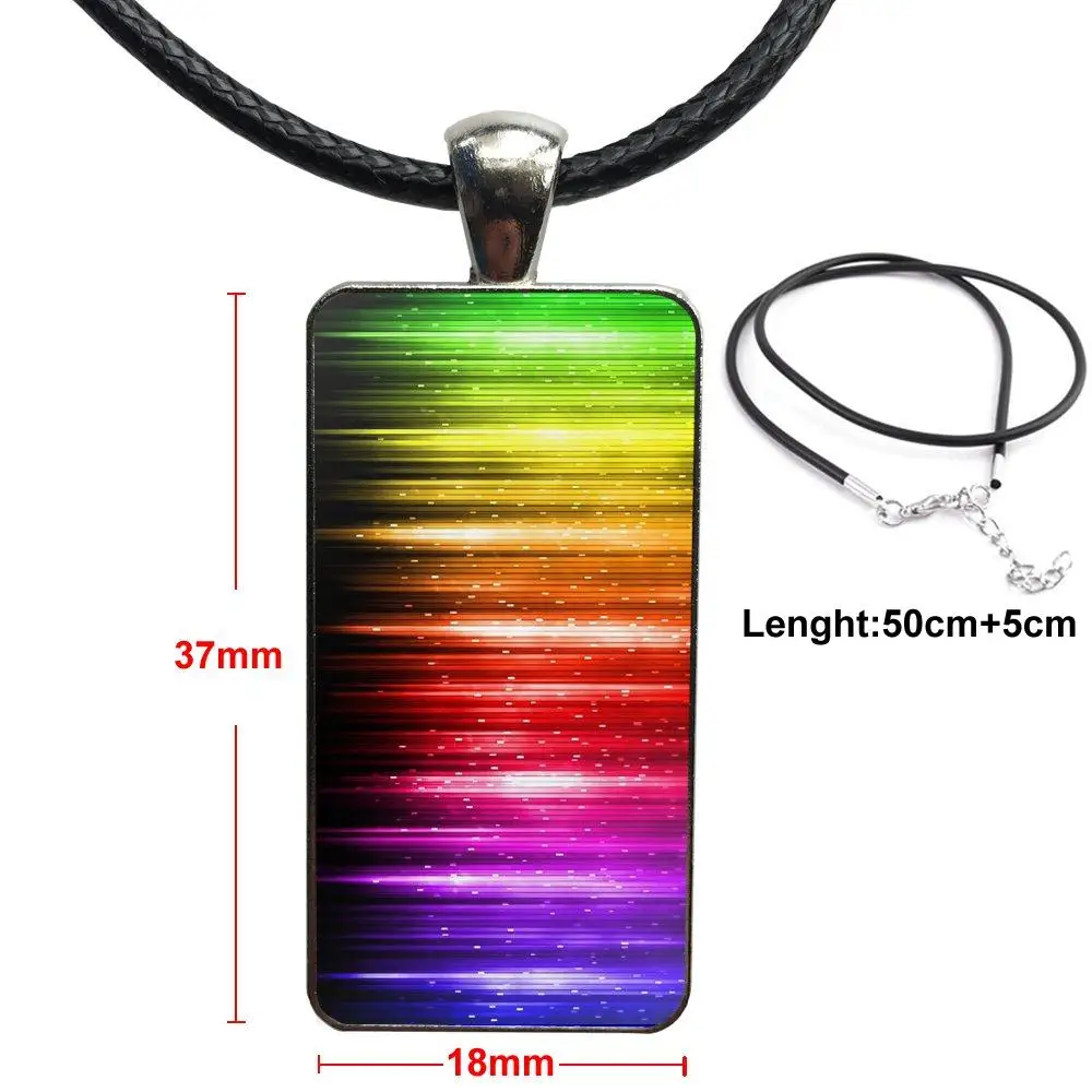 Gay Lesbian Pride Lgbt Rainbow Flag Art For Women Party Gift Glass Cabochon Pendant Necklace Rectangle Fashion Necklace
Gay Lesbian Pride Lgbt Rainbow Flag Art For Women Party Gift Glass Cabochon Pendant Necklace Rectangle Fashion Necklace
