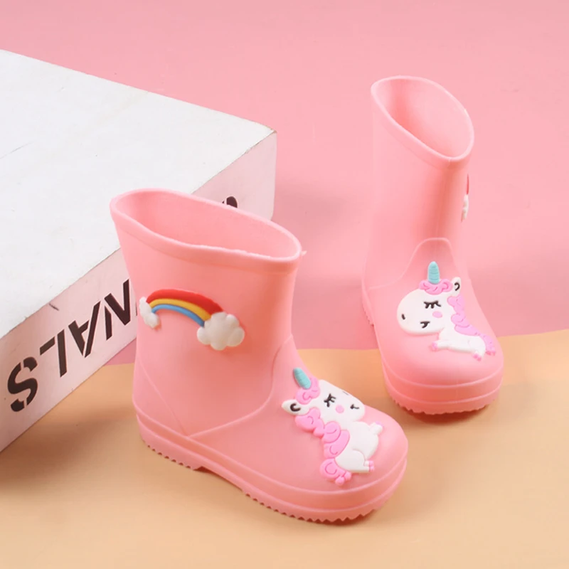 Rain Boots Kids for Boys Girls Cute Cartoon Unicorn RainBoots Waterproof Baby Non-slip Rubber Water Shoes Children Rainboots
Rain Boots Kids for Boys Girls Cute Cartoon Unicorn RainBoots Waterproof Baby Non-slip Rubber Water Shoes Children Rainboots