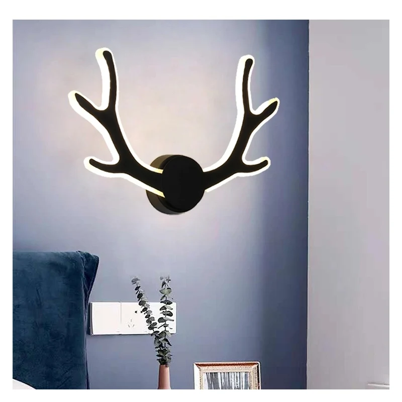 Modern creative antlers led wall lamp living room bedroom dining room wall lamp corridor aisle lamp
Modern creative antlers led wall lamp living room bedroom dining room wall lamp corridor aisle lamp