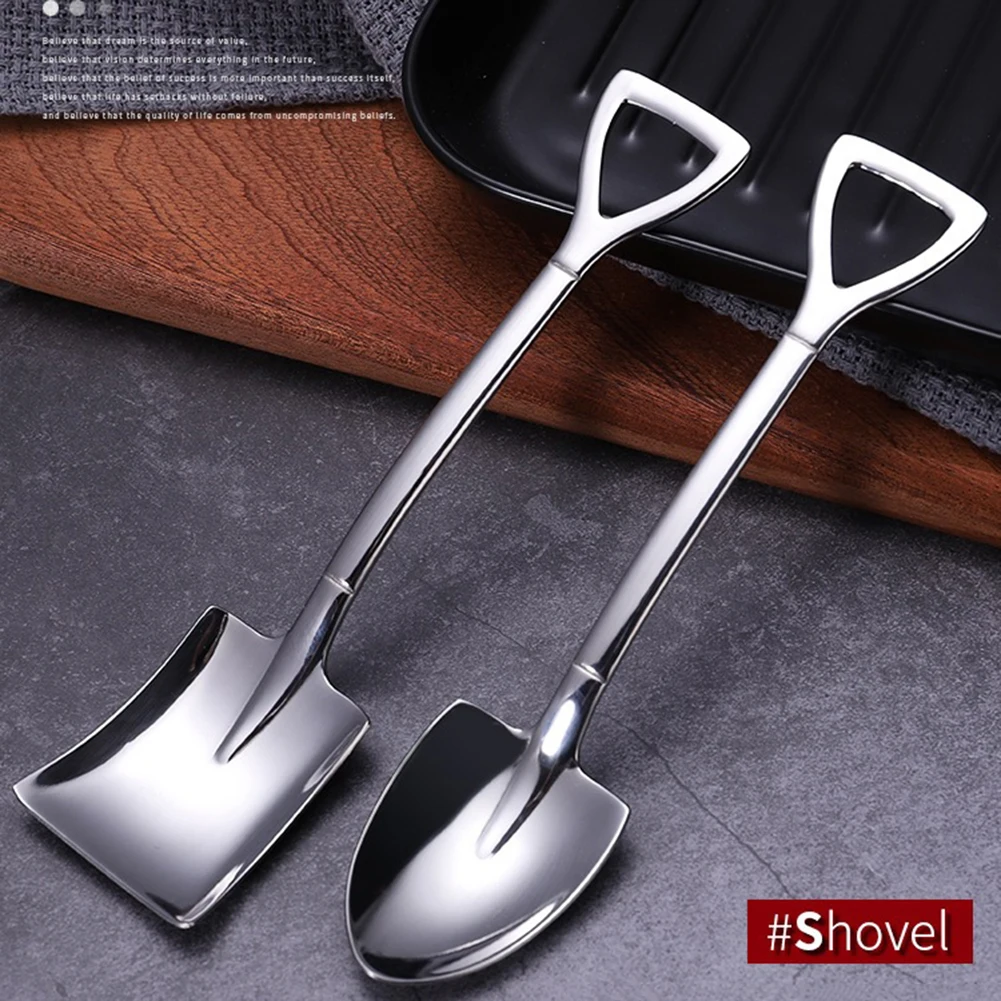 304 Stainless Steel Coffee Dessert Ice Cream Spoon Retro Cute Engineering Shovel Dough Disher Spoon Kitchen Supplies
304 Stainless Steel Coffee Dessert Ice Cream Spoon Retro Cute Engineering Shovel Dough Disher Spoon Kitchen Supplies