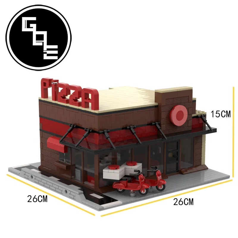 City Street View Architecture MOC-44464 Piano Showroom House MOC-35480 Pizza Shop Snack Bar Building Blocks Bricks Toys For Kids
City Street View Architecture MOC-44464 Piano Showroom House MOC-35480 Pizza Shop Snack Bar Building Blocks Bricks Toys For Kids