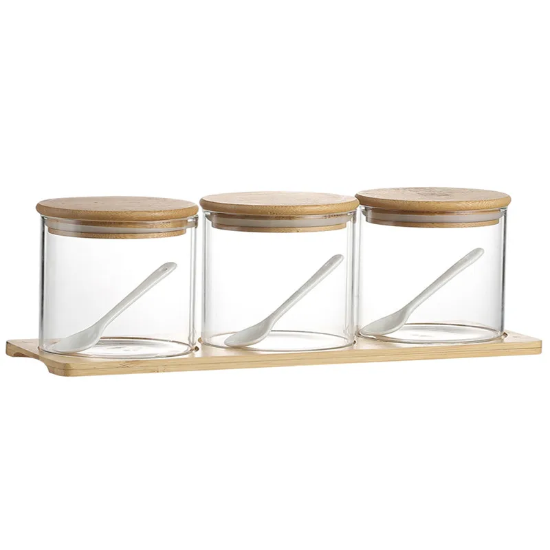 Glass seasoning pot, salt shaker, personalized creative cute sealed seasoning box household moisture-proof combination set
Glass seasoning pot, salt shaker, personalized creative cute sealed seasoning box household moisture-proof combination set