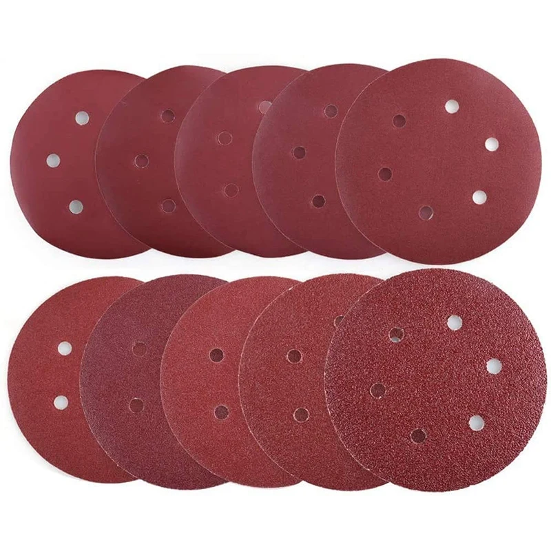 2 Pack 5 Inch Hook and Loop Mouse Sanding Block with 105Pcs Aluminium Oxide Sander Disc 60/80/100/150/240/320/400 Grit
2 Pack 5 Inch Hook and Loop Mouse Sanding Block with 105Pcs Aluminium Oxide Sander Disc 60/80/100/150/240/320/400 Grit