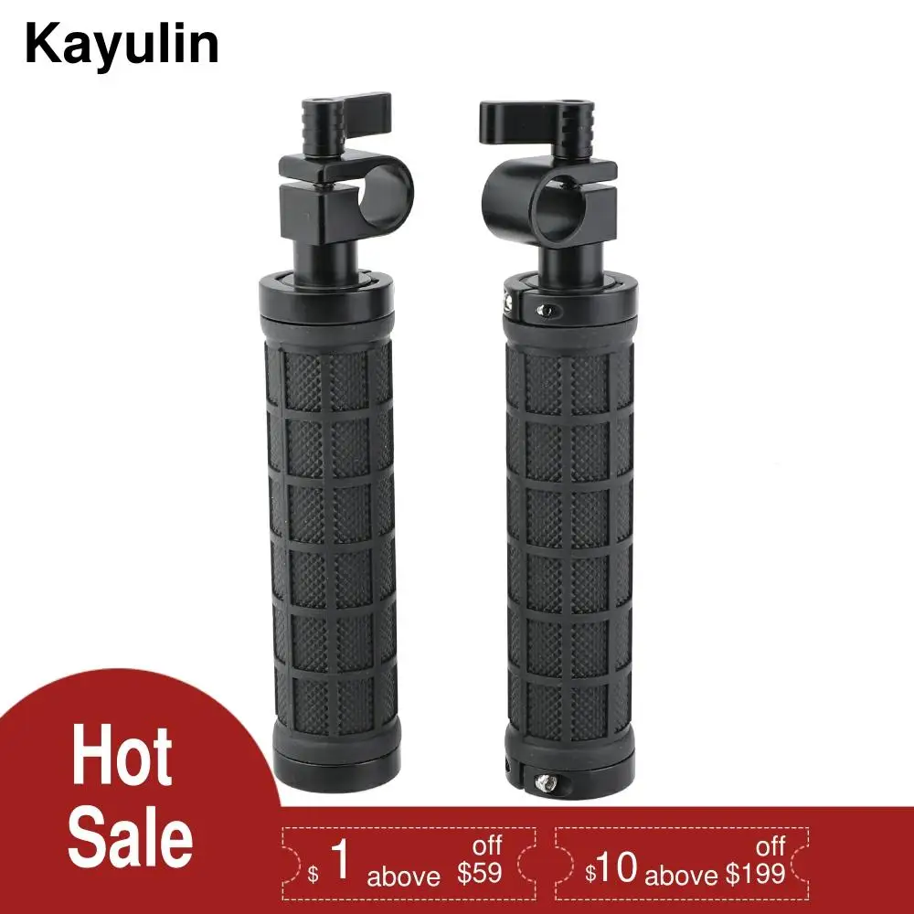 Kayulin 2x Новый 15 мм стержень зажим ручка для камеры захваты плечевого крепления DSLR