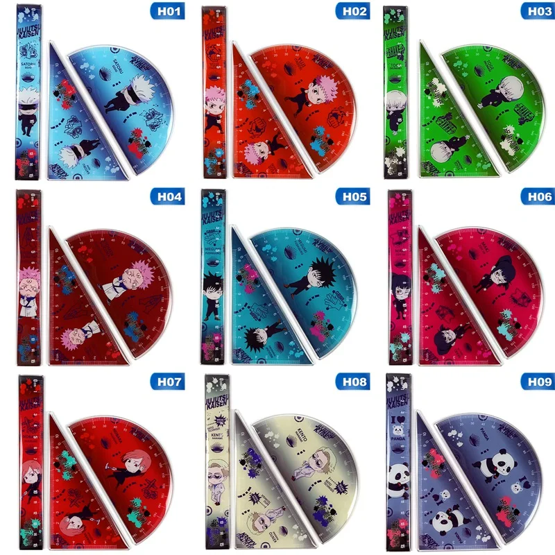 3Pcs/set Anime jujutsu kaisen Acrylic Epoxy Ruler Set Student Cartoon Shool Stationery
3Pcs/set Anime jujutsu kaisen Acrylic Epoxy Ruler Set Student Cartoon Shool Stationery