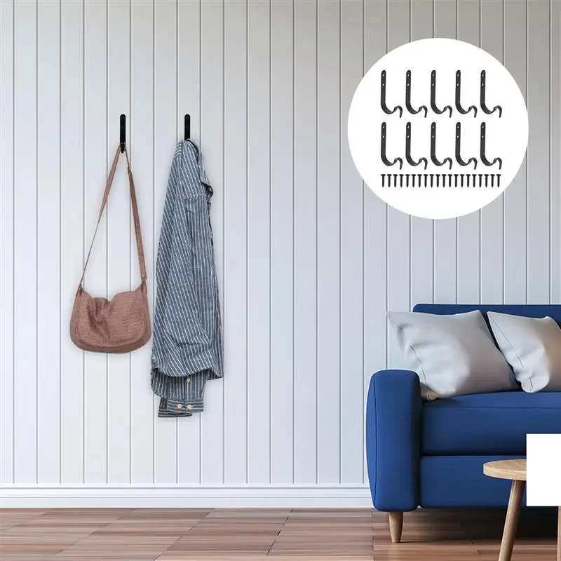 10 Pcs Iron Hooks Simple J Shape Useful Durable Hooks Tool Hooks Hanger For Bag Hanging Home Painted Black Simple Hook
10 Pcs Iron Hooks Simple J Shape Useful Durable Hooks Tool Hooks Hanger For Bag Hanging Home Painted Black Simple Hook