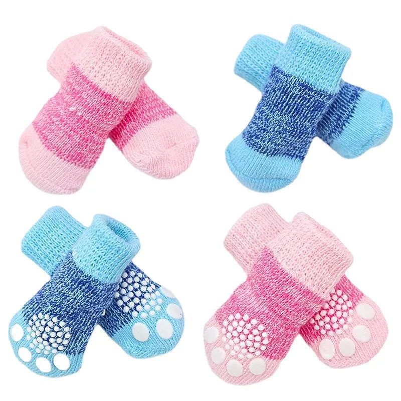 4Pcs Warm Puppy Dog Shoes Soft Pet Knits Socks Cute Cartoon Anti Slip Skid Socks Breathable Pet Products S/M/L Puppy Dog Socks
4Pcs Warm Puppy Dog Shoes Soft Pet Knits Socks Cute Cartoon Anti Slip Skid Socks Breathable Pet Products S/M/L Puppy Dog Socks
