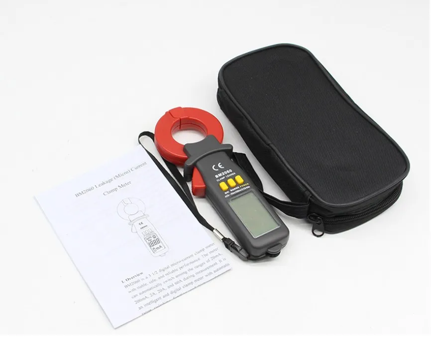 Professional leakage current test digital clamp meter Measuring the precision of the micro current to 0.01A
Professional leakage current test digital clamp meter Measuring the precision of the micro current to 0.01A