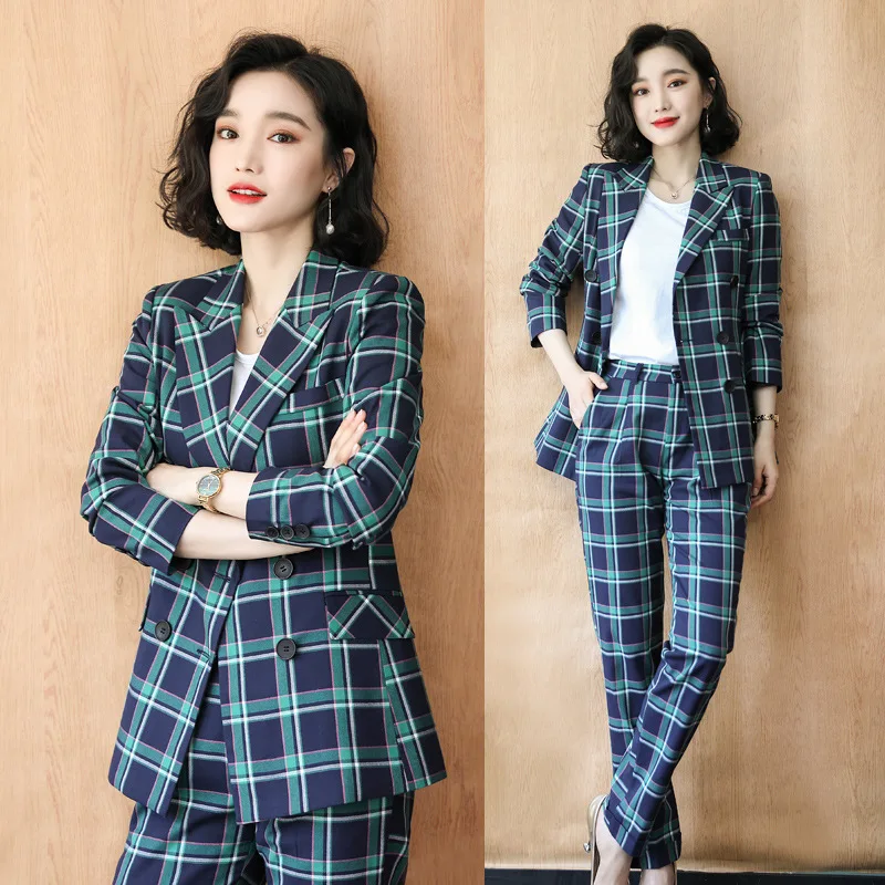 work pant suits women plaid suit jacket woman suits lady suit office jacket Blazer Suits pants two-piece blazer set
work pant suits women plaid suit jacket woman suits lady suit office jacket Blazer Suits pants two-piece blazer set