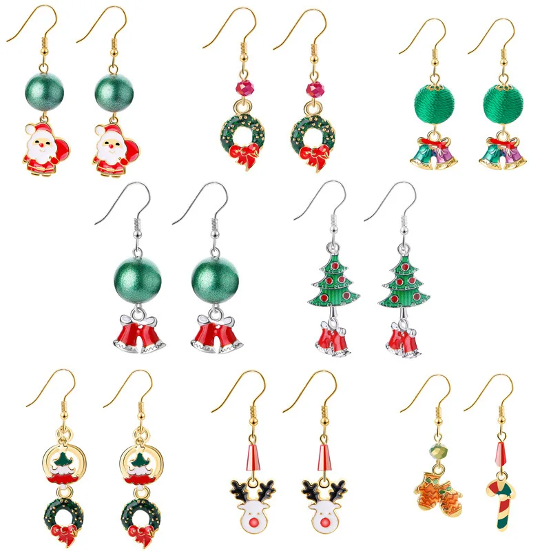 Christmas Hook Hanging Earrings Pendant Christmas Tree Snowflake Elk Drop Earrings Jewelry Christmas Gift For Women Girls
Christmas Hook Hanging Earrings Pendant Christmas Tree Snowflake Elk Drop Earrings Jewelry Christmas Gift For Women Girls