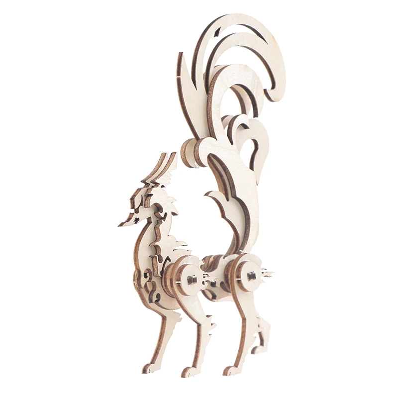 DIY 3D Wooden Puzzle Toy Assembly Animal Deer Tiger Model Building Kits for Children Kids Gifts Educational Toys
DIY 3D Wooden Puzzle Toy Assembly Animal Deer Tiger Model Building Kits for Children Kids Gifts Educational Toys