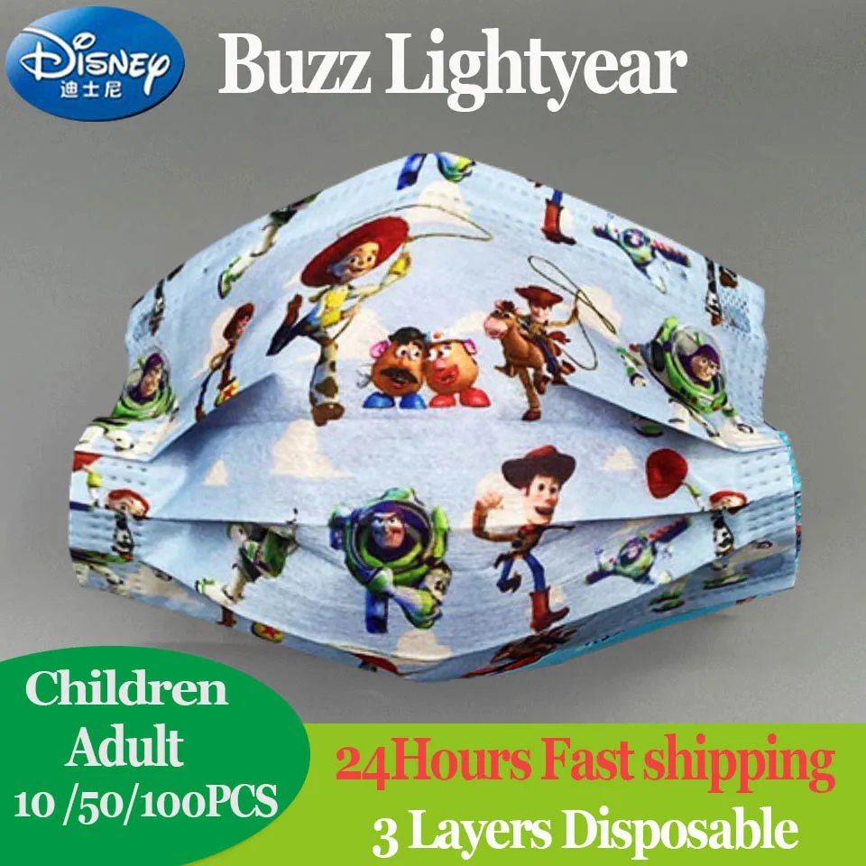 Kids Disposable Face Shiled Mask Protective Adult Masque 3ply Buzz Lightyear Cartoon Dust Safe Protect Respirator Cover Mascara
Kids Disposable Face Shiled Mask Protective Adult Masque 3ply Buzz Lightyear Cartoon Dust Safe Protect Respirator Cover Mascara