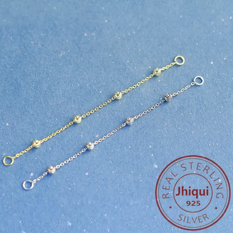 Цепочка-удлинитель из стерлингового серебра 925 пробы для самостоятельного изготовления ожерелий и браслетов, ювелирные изделия, 82 мм, 1 шт. 
Цепочка-удлинитель из стерлингового серебра 925 пробы для самостоятельного изготовления ожерелий и браслетов, ювелирные изделия, 82 мм, 1 шт.