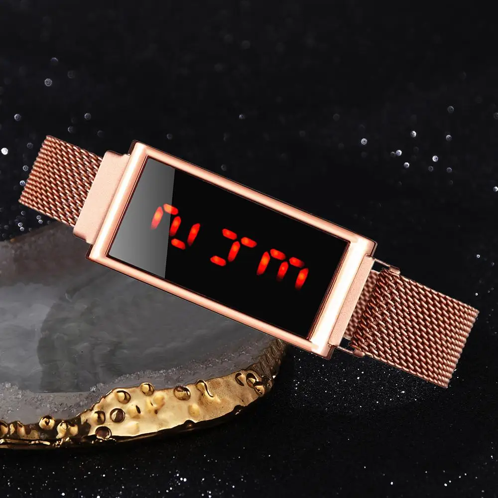 Square Dial Women Bracelet Watches Fashion Red Led Digital Dial Ladies Dress Quartz Clock Wristwatches Relogio Feminino
Square Dial Women Bracelet Watches Fashion Red Led Digital Dial Ladies Dress Quartz Clock Wristwatches Relogio Feminino
