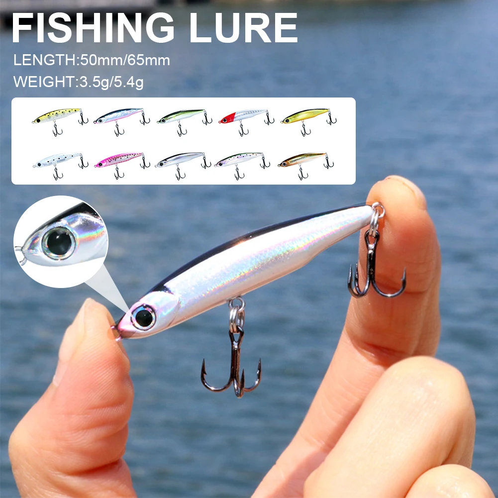 1PCS Sinking Minnow Fishing Lure Wobbler Artificial Hard Bait Fishing Tackle Swim Bait Fishing Accessories
1PCS Sinking Minnow Fishing Lure Wobbler Artificial Hard Bait Fishing Tackle Swim Bait Fishing Accessories