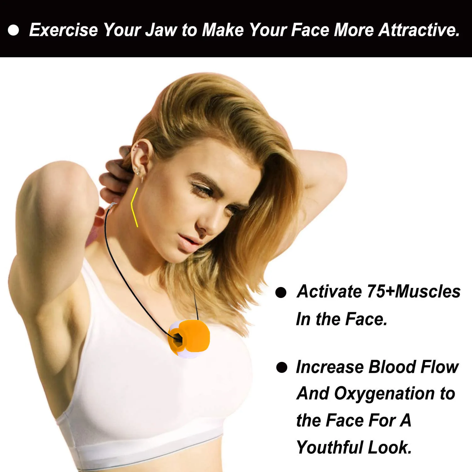 30/40/50/60 Pounds Face Masseter Women Facial Pop N Go Mouth Jawline Jaw Muscle Exerciser Chew Ball Chew Bite Breaker Training
30/40/50/60 Pounds Face Masseter Women Facial Pop N Go Mouth Jawline Jaw Muscle Exerciser Chew Ball Chew Bite Breaker Training