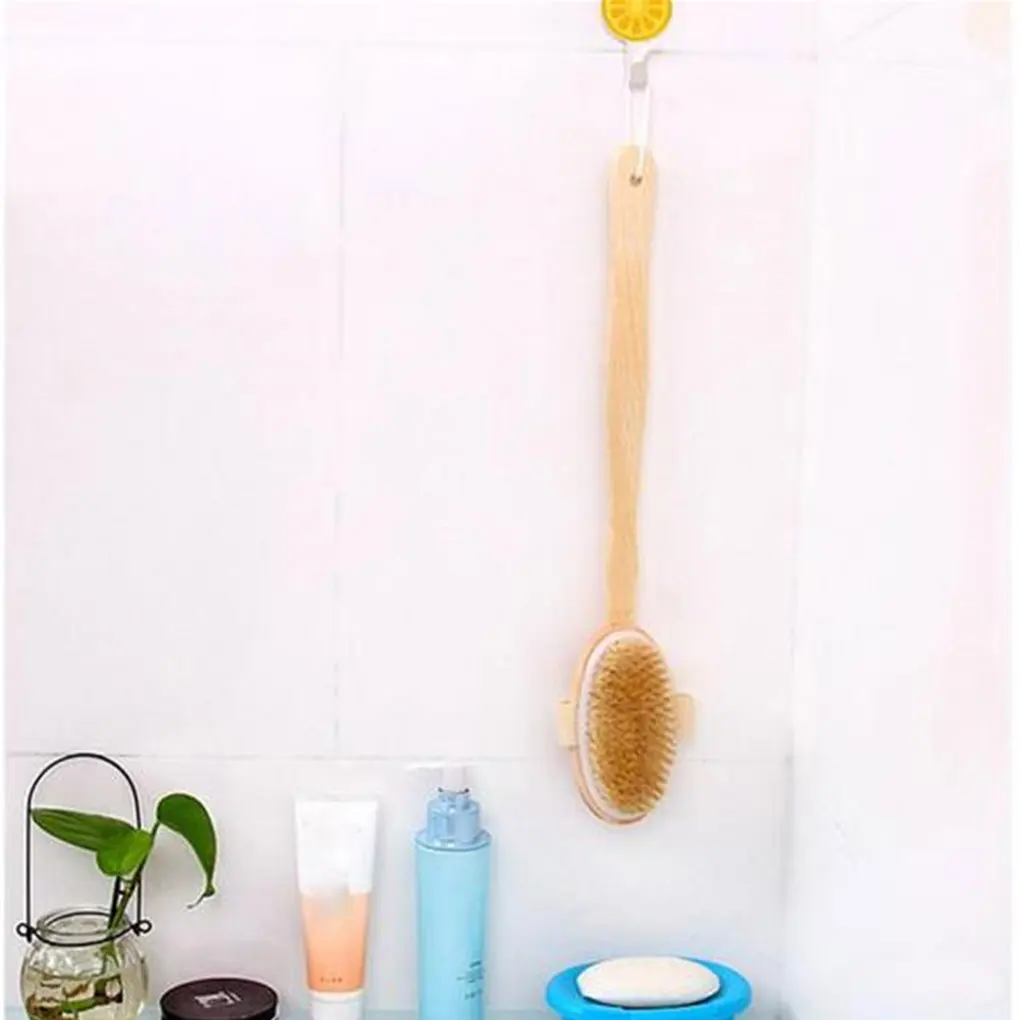 Long Handle Shower Brush High Quality Back Scrubbing Exfoliating Wooden Body Massage Bath Brush Bathing Tool Abrasion-Resistant
Long Handle Shower Brush High Quality Back Scrubbing Exfoliating Wooden Body Massage Bath Brush Bathing Tool Abrasion-Resistant