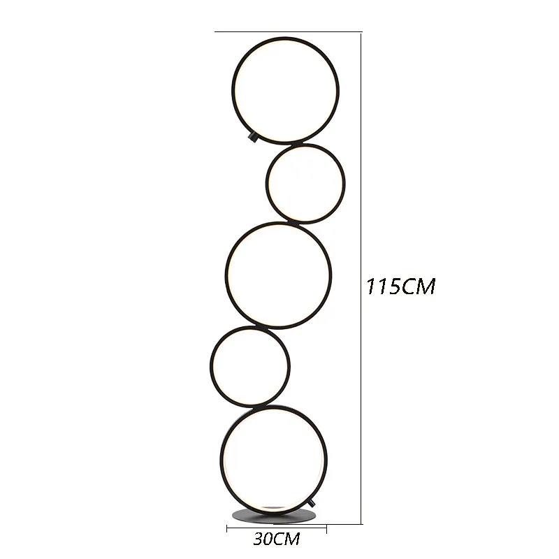 Modern Ring Touch Switch LED Floor Lights Art Interior Decoration Nordic Floor Lamp Standing Lamp for Living Room Home Lighting
Modern Ring Touch Switch LED Floor Lights Art Interior Decoration Nordic Floor Lamp Standing Lamp for Living Room Home Lighting