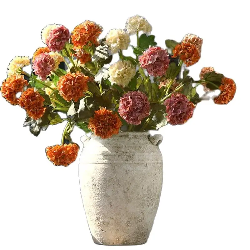 6Pcs Fake Oil Painting Hydrangea (3 Heads/Piece) 26" Length Simulation Retro Autumn Hydrangeas for Wedding Centerpiece
6Pcs Fake Oil Painting Hydrangea (3 Heads/Piece) 26" Length Simulation Retro Autumn Hydrangeas for Wedding Centerpiece