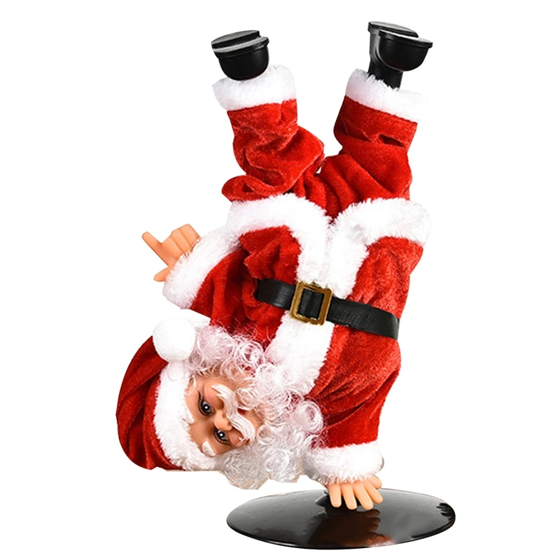 Christmas Decorations Electric Handstand Hip-Hop Santa Claus Doll Christmas Creative Children's Toys Ornaments
Christmas Decorations Electric Handstand Hip-Hop Santa Claus Doll Christmas Creative Children's Toys Ornaments