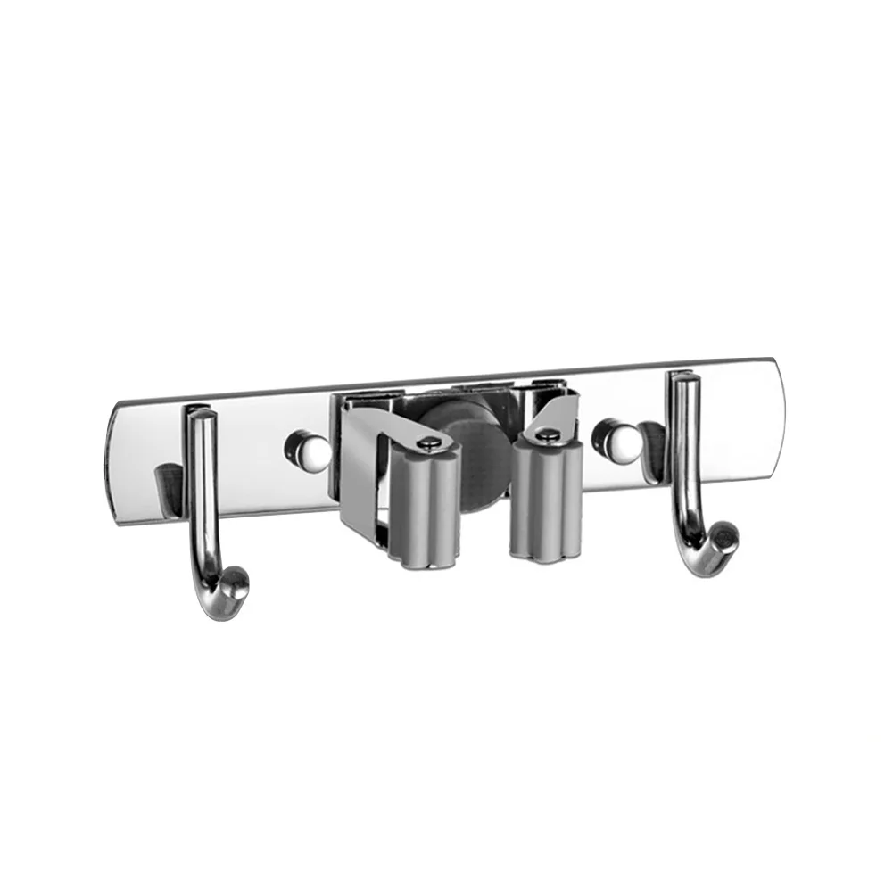 Broom Holder Heavy Duty Practical Clip Mop Organizer Wall Mount Hook Stainless Steel Storage Space Saving Hanger shelf
Broom Holder Heavy Duty Practical Clip Mop Organizer Wall Mount Hook Stainless Steel Storage Space Saving Hanger shelf