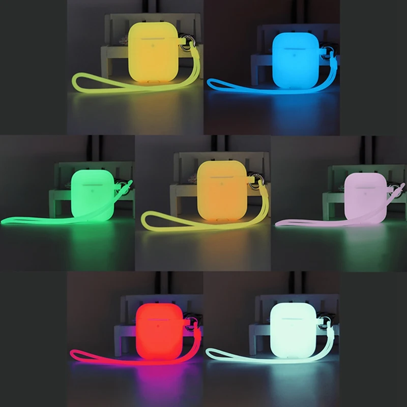 Silicone Protective Case For Apple Airpods Glowing In Dark Luminous Shockproof Protector Sleeve For Airpodspro Earphone Box
Silicone Protective Case For Apple Airpods Glowing In Dark Luminous Shockproof Protector Sleeve For Airpodspro Earphone Box