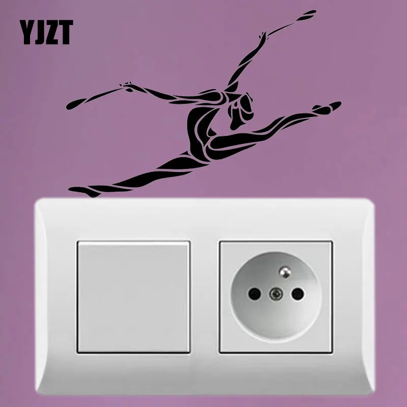 YJZT Transfer Gymnastic Girl Decal Decor Fashion Vinyl Wall Switch Sticker 8SS-2649
YJZT Transfer Gymnastic Girl Decal Decor Fashion Vinyl Wall Switch Sticker 8SS-2649