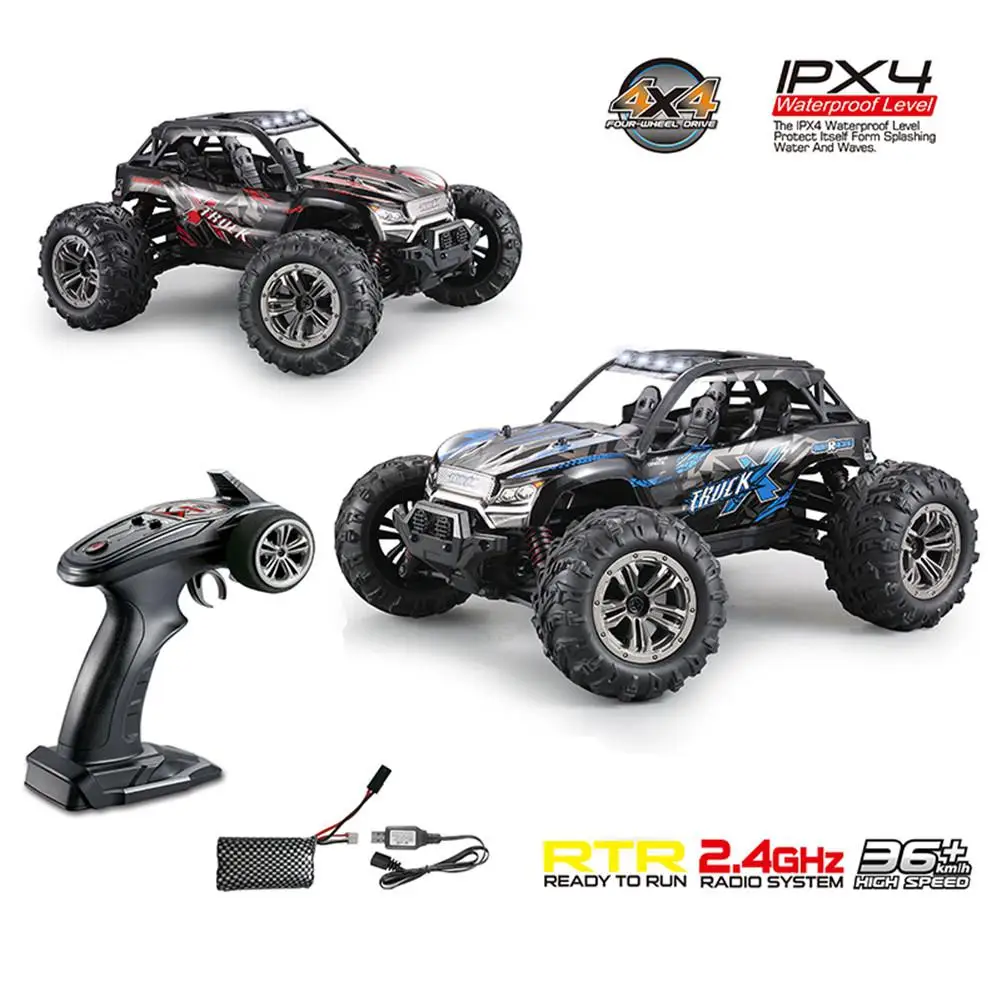 RCtown Xinlehong 9137 1/16 2 4G 4WD 36 км/ч Радиоуправляемая машина со светодиодный светильник