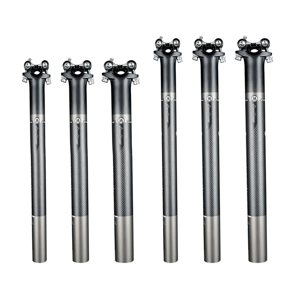 Bicycle Seat Post T700 Weave Carbon Fiber Seat Post for MTB Mountain Road Bicycle with 7075 Aluminum Alloy Joint
Bicycle Seat Post T700 Weave Carbon Fiber Seat Post for MTB Mountain Road Bicycle with 7075 Aluminum Alloy Joint