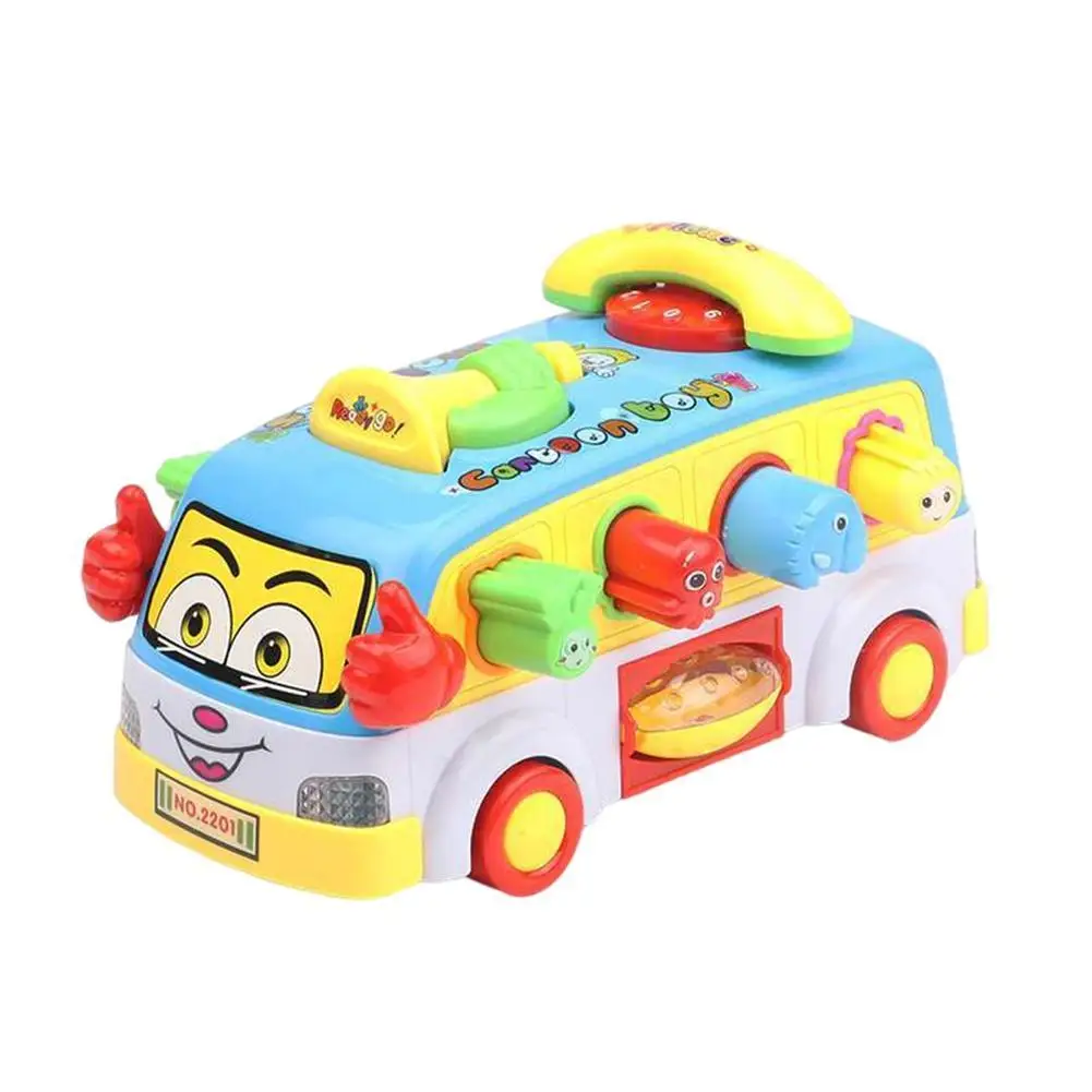 Baby Fun Bus Toy with Music and Light Electric Universal Car Toy Children's Luminous Toy Early Education Toy for Girls Boys
Baby Fun Bus Toy with Music and Light Electric Universal Car Toy Children's Luminous Toy Early Education Toy for Girls Boys