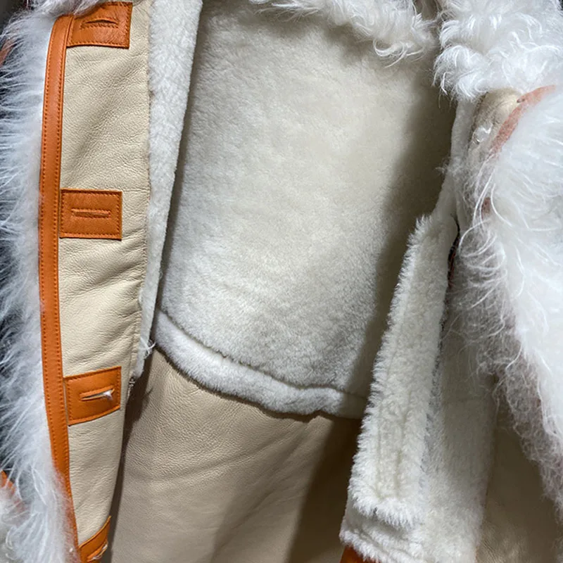 Fur High Quality Double-Faced Coat Winter Clothes Women Patchwork Down Jacket Full Plet Thick Warm New Fashion Female Parka
Fur High Quality Double-Faced Coat Winter Clothes Women Patchwork Down Jacket Full Plet Thick Warm New Fashion Female Parka