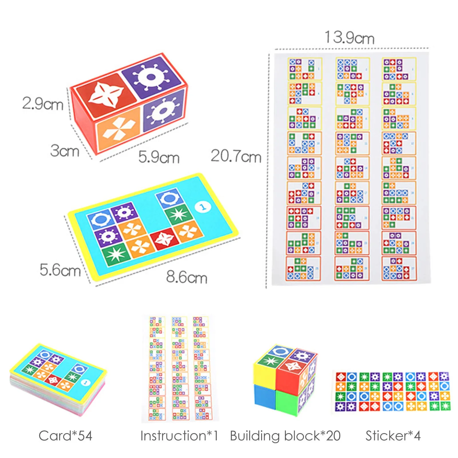 Color Pattern Matching Game Toys For 1 To 4 Players Early Education Matching Block Toys Educational Toys For Children
Color Pattern Matching Game Toys For 1 To 4 Players Early Education Matching Block Toys Educational Toys For Children