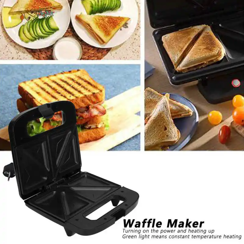 750w Sandwich Maker 3 Minutes Fast Heat Waffle Maker Multi-function Breakfast Maker Crepe Toaster Maker
750w Sandwich Maker 3 Minutes Fast Heat Waffle Maker Multi-function Breakfast Maker Crepe Toaster Maker