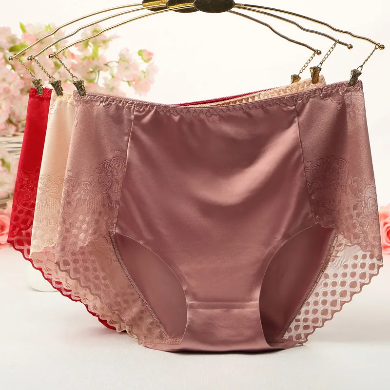 Large Size High Waist Panties for Women Underwear Ladies Big Size Briefs Traceless Plus Size Thin Satin Sexy Lace Panties Female
Large Size High Waist Panties for Women Underwear Ladies Big Size Briefs Traceless Plus Size Thin Satin Sexy Lace Panties Female