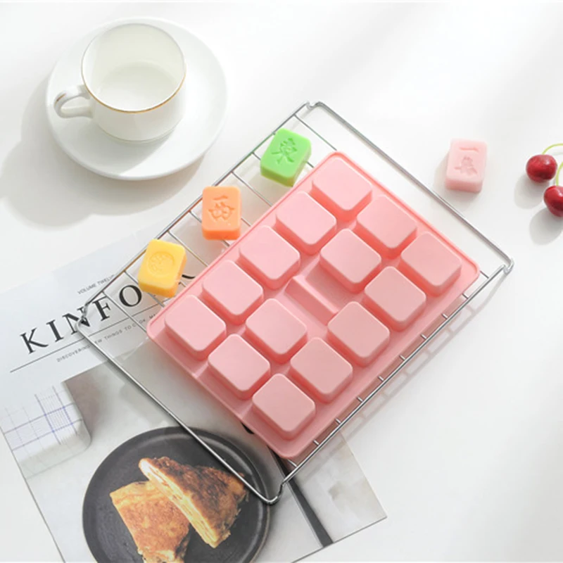 Kitchen Baking Silicone Chocolate Cake Mold DIY Homemade Mahjong Shape Biscuits Mould Cookie Jelly Gadget Pastry Dessert Tools
Kitchen Baking Silicone Chocolate Cake Mold DIY Homemade Mahjong Shape Biscuits Mould Cookie Jelly Gadget Pastry Dessert Tools