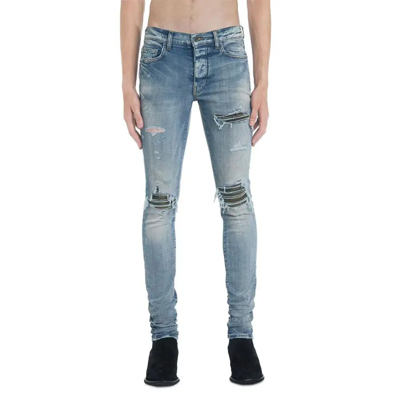 Американской уличной моды для мужчин джинсы для женщин в стиле ретро светильник синие джинсы с эластичной резинкой на Slim Fit рваные джинсы дл...
Американской уличной моды для мужчин джинсы для женщин в стиле ретро светильник синие джинсы с эластичной резинкой на Slim Fit рваные джинсы дл...