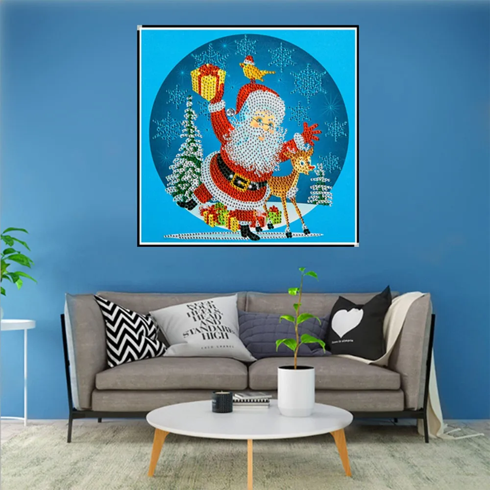 5D Spot Drill Diamond Painting Santa Claus Kit DIY Art Crystal Christmas Decor Rhinestone Drawing Door Wall Hanging Ornaments
5D Spot Drill Diamond Painting Santa Claus Kit DIY Art Crystal Christmas Decor Rhinestone Drawing Door Wall Hanging Ornaments