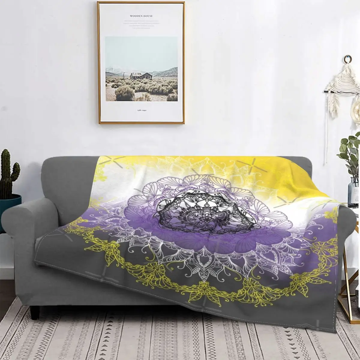 Manta con bandera de Mandala no binaria, colcha a cuadros para cama, sofá, manta de verano para camas
Manta con bandera de Mandala no binaria, colcha a cuadros para cama, sofá, manta de verano para camas