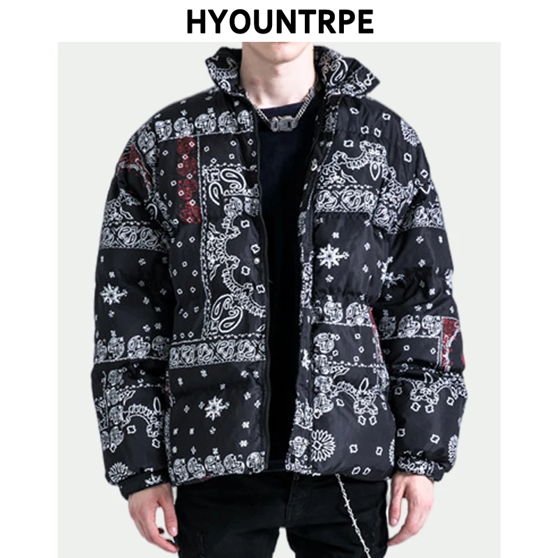 Hip Hop Paisley Printed Jacket Parka Streetwear Mens Windbreaker Harajuku New Cotton Padded Zipper Jacket Coat Outerwear Hipster
Hip Hop Paisley Printed Jacket Parka Streetwear Mens Windbreaker Harajuku New Cotton Padded Zipper Jacket Coat Outerwear Hipster