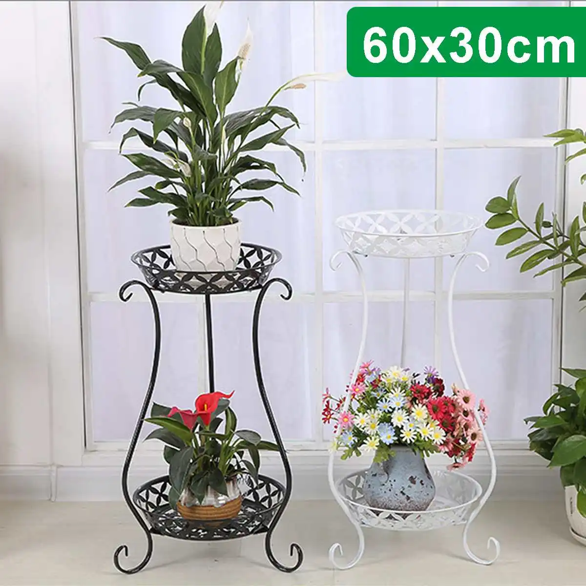Подставка для цветочных горшков, 2 уровня, 60 см, Металлическая Витрина для растений, полка для сада, патио, дома, улицы, поднос для цветов, укра...
Подставка для цветочных горшков, 2 уровня, 60 см, Металлическая Витрина для растений, полка для сада, патио, дома, улицы, поднос для цветов, укра...