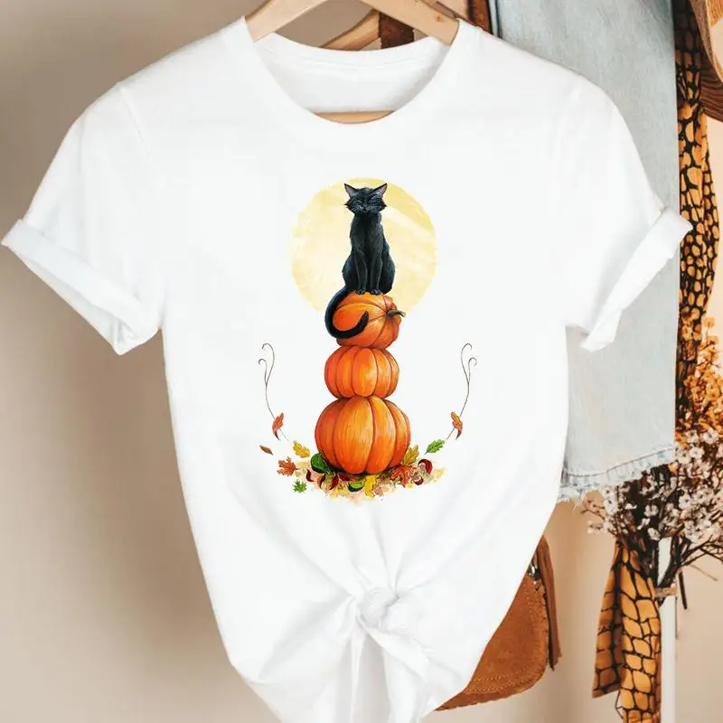 2021 Clothes Tshirt Female Graphic Print Tee Top Women Pumpkin Spice Letter Fall Autumn Halloween Thanksgiving Cartoon T-shirts
2021 Clothes Tshirt Female Graphic Print Tee Top Women Pumpkin Spice Letter Fall Autumn Halloween Thanksgiving Cartoon T-shirts