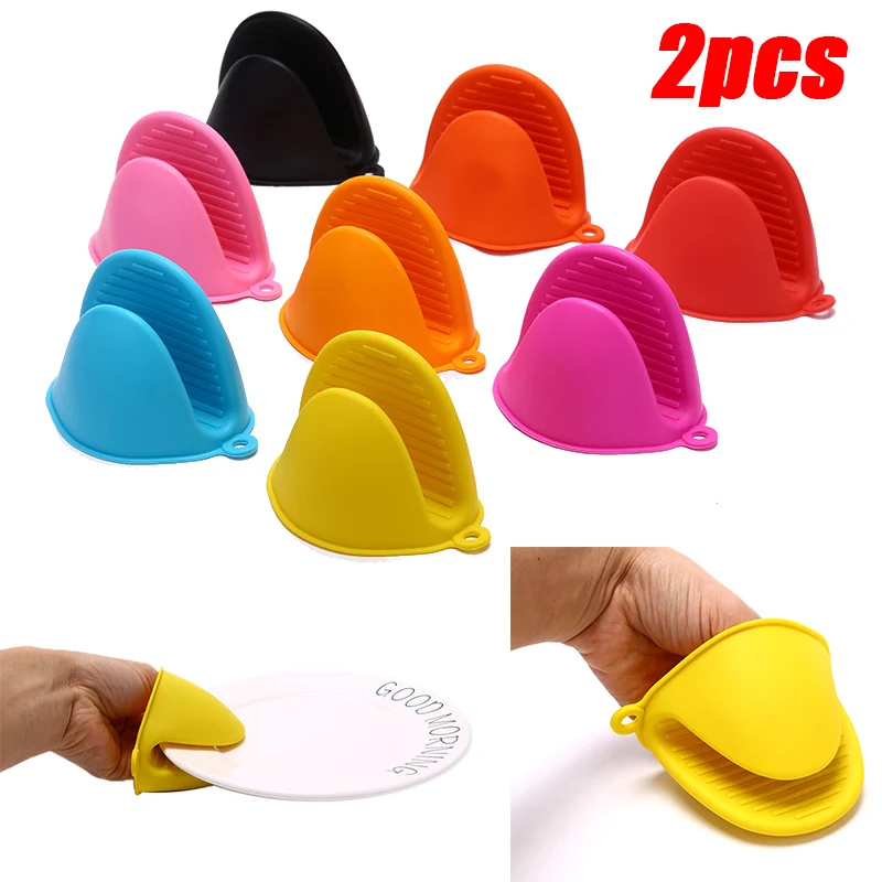 2pcs Silicone Gloves Oven Heat Insulated Finger Gloves Cooking Microwave Non-slip Gripper Pot Holder Kitchen Baking Tool
2pcs Silicone Gloves Oven Heat Insulated Finger Gloves Cooking Microwave Non-slip Gripper Pot Holder Kitchen Baking Tool