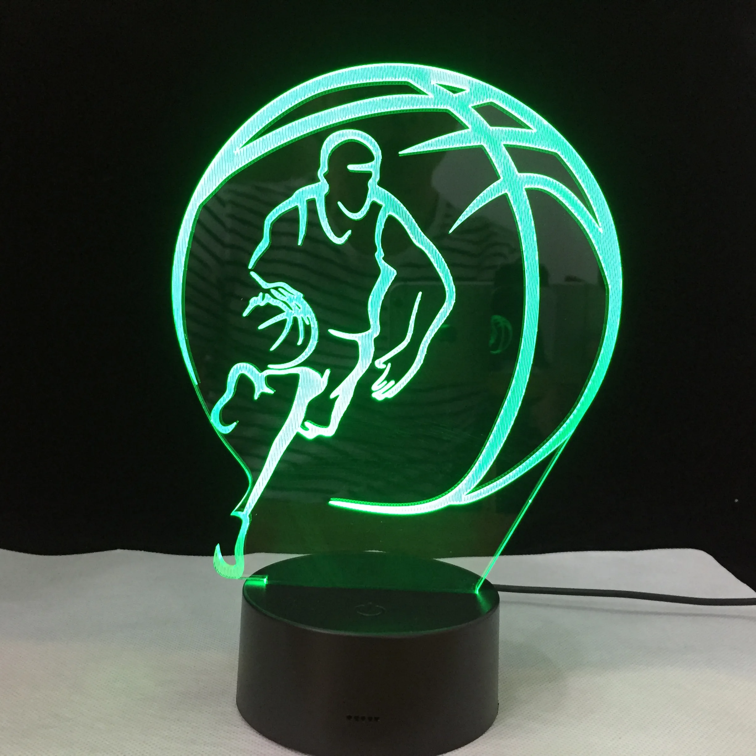 Basketball Sport Home Decor 3D LED illusion Touch 7 Color Change Lamp Bedroom Night Light Best Child Boys Man Gift 1603
Basketball Sport Home Decor 3D LED illusion Touch 7 Color Change Lamp Bedroom Night Light Best Child Boys Man Gift 1603