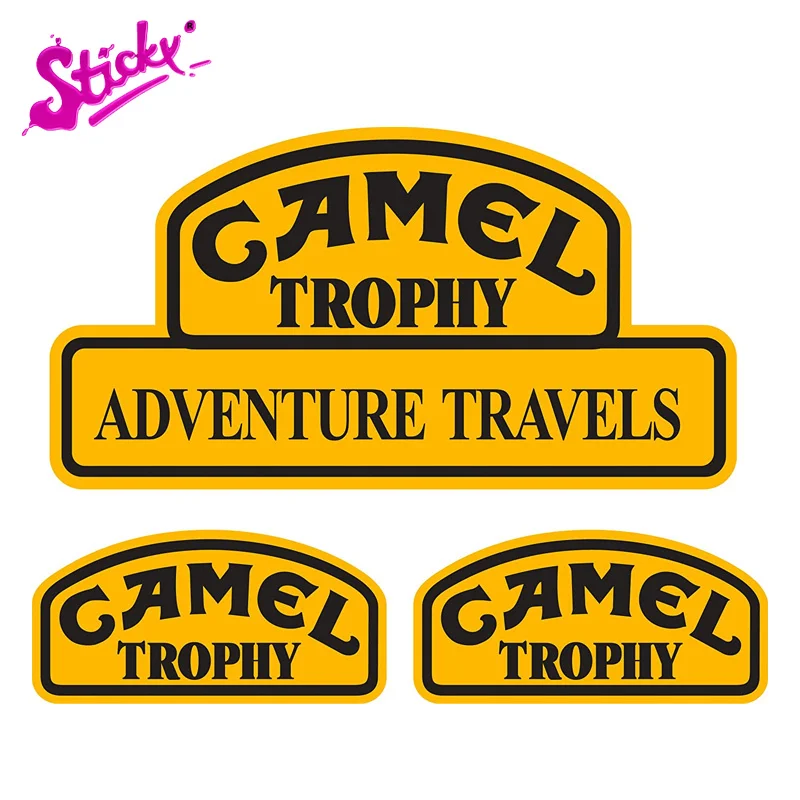 STICKY Camel Trophy Badge Brand Car Sticker Decal Decor For Motorcycle Off-road Laptop Trunk Guitar PVC Vinyl Stickers
STICKY Camel Trophy Badge Brand Car Sticker Decal Decor For Motorcycle Off-road Laptop Trunk Guitar PVC Vinyl Stickers