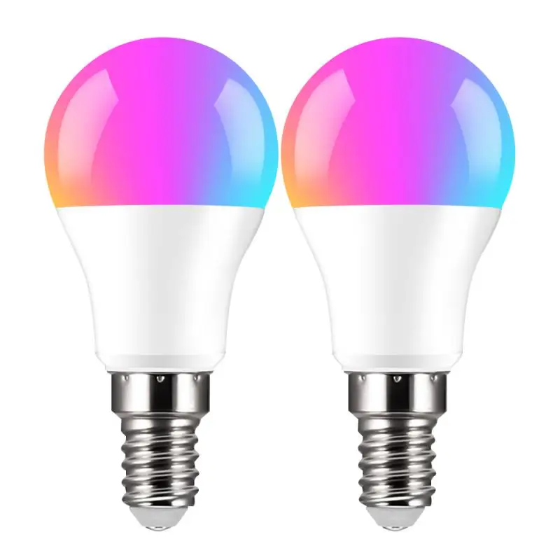 E14 Smart Led Lamp Smart Control Lamp Bulb Led Lights Dimmable 6W RGB Led Lamp Colorful Changing Bulb For Alexa/Google Home
E14 Smart Led Lamp Smart Control Lamp Bulb Led Lights Dimmable 6W RGB Led Lamp Colorful Changing Bulb For Alexa/Google Home