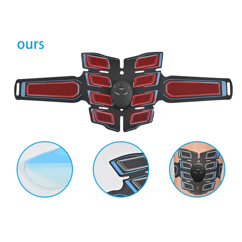 Abdominal Muscle Stimulator Trainer USB Connect Abs Fitness Equipment Training Gear Muscles Electrostimulator Toner Massage
Abdominal Muscle Stimulator Trainer USB Connect Abs Fitness Equipment Training Gear Muscles Electrostimulator Toner Massage